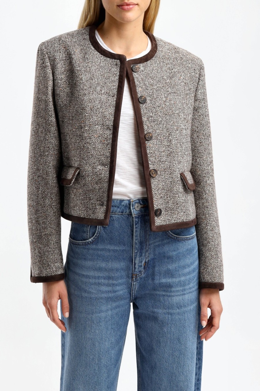 Vetements Golden Goose | Veste Journey En Beige/Marron