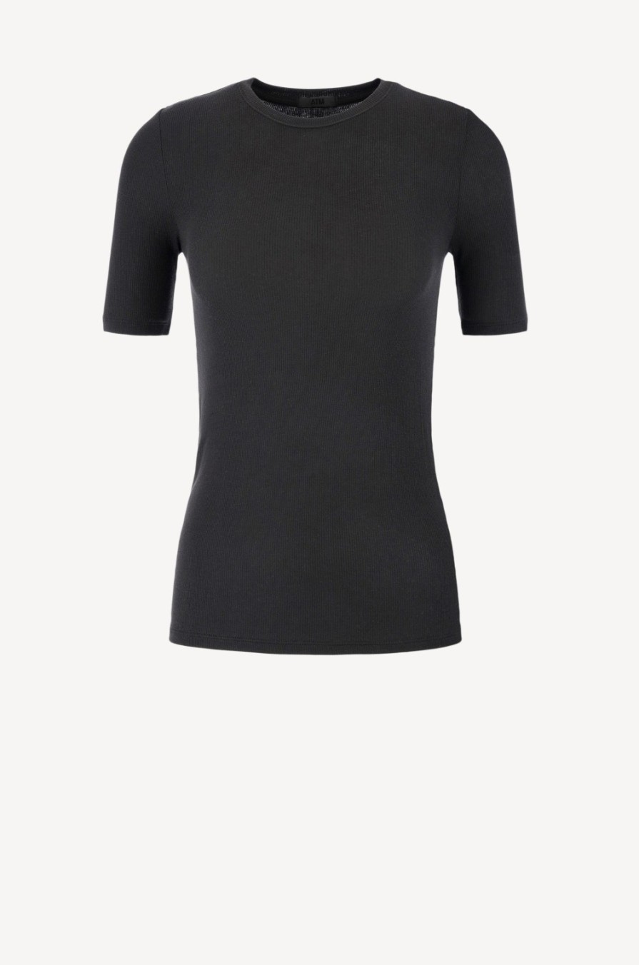 Vetements Anthony Thomas Melillo | T-Shirt Modal Rib Noir