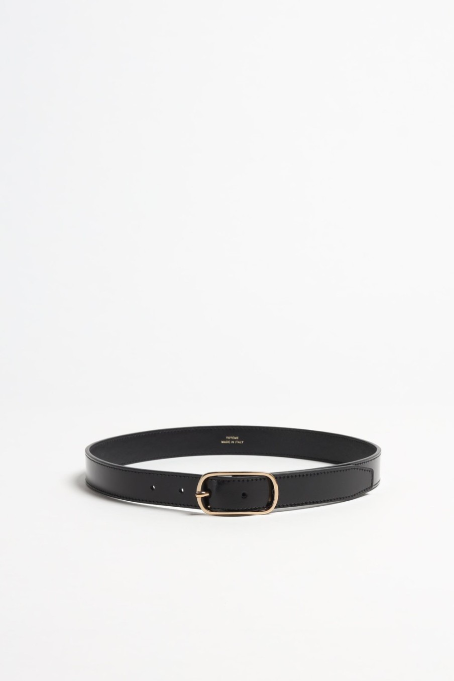 Accessoires Toteme | Ceinture Wide Oval En Noir