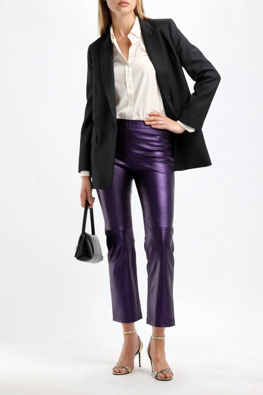 Vetements Stouls | Pantalon En Cuir Jp Twenty A Paillettes