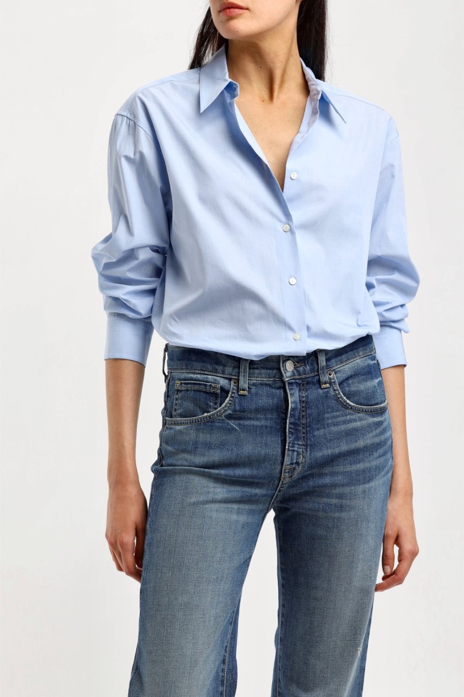 Vetements Nili Lotan | Blouse Yorke En Bleu Ciel