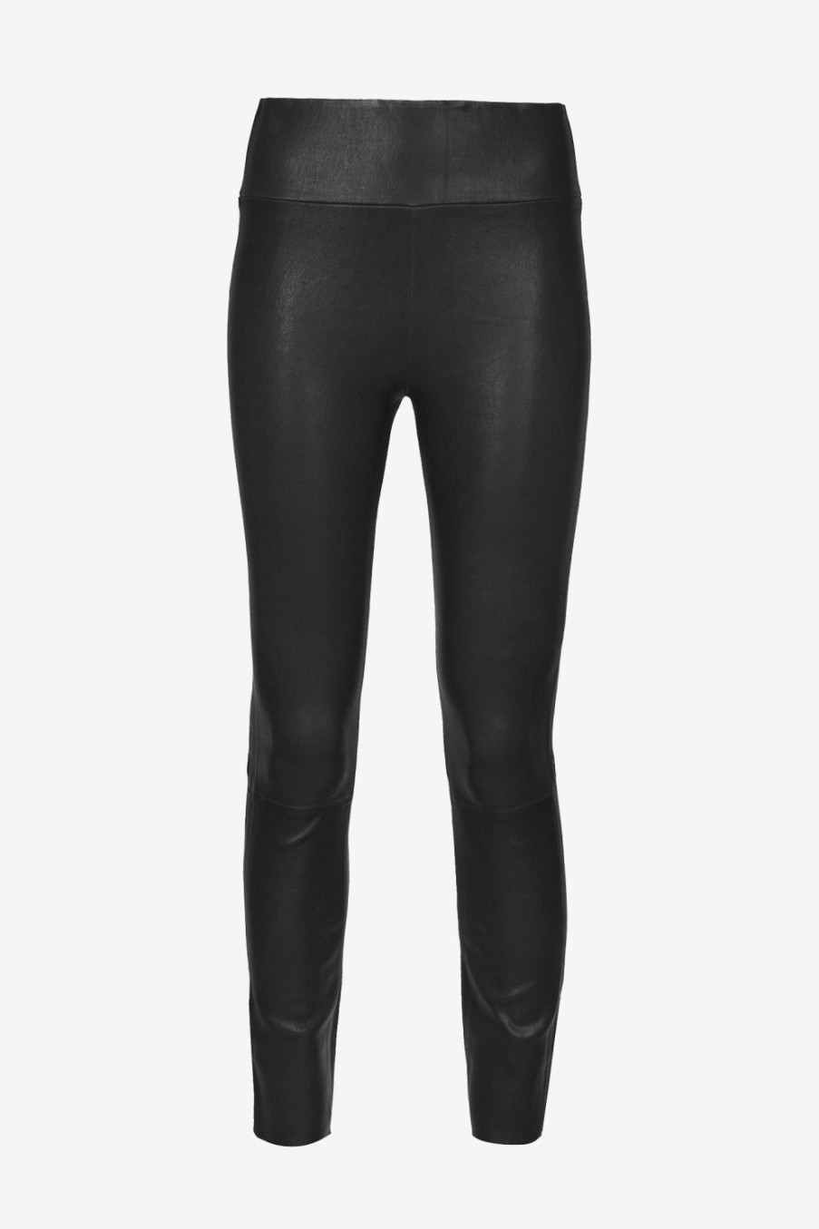 Vetements SPRWMN | Leggings En Cuir High Waist Ankle En Noir