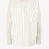 Vetements Anine Bing | Blouse Braxton Monogram En Ivoire