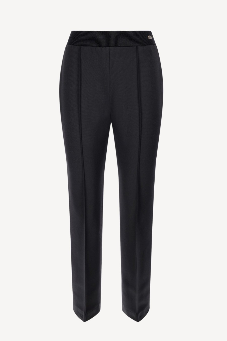 Vetements Agnona | Pantalon Comfort Jersey Noir