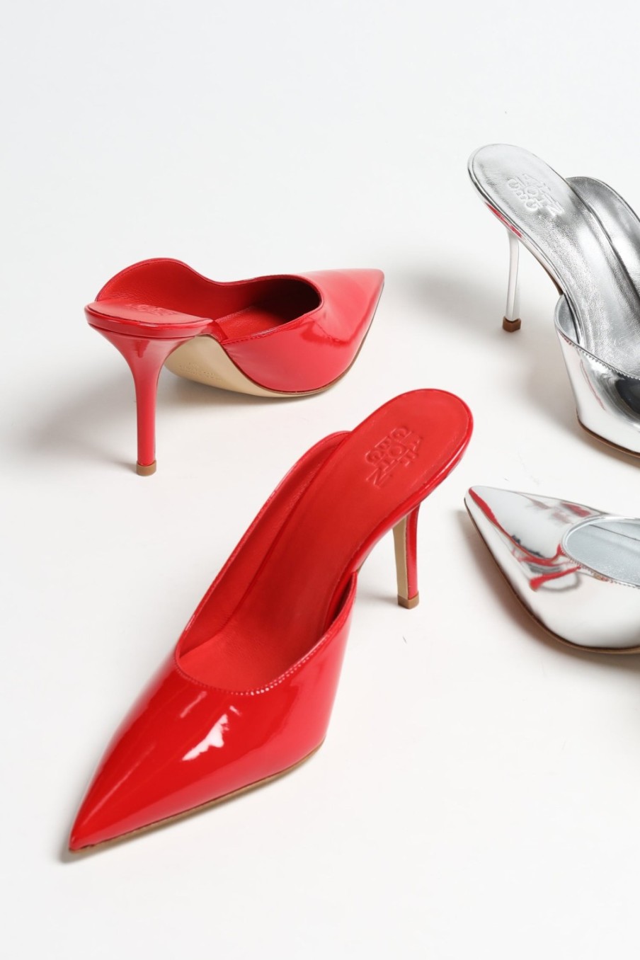 Chaussures Giaborghini | Escarpins Abella En Rouge