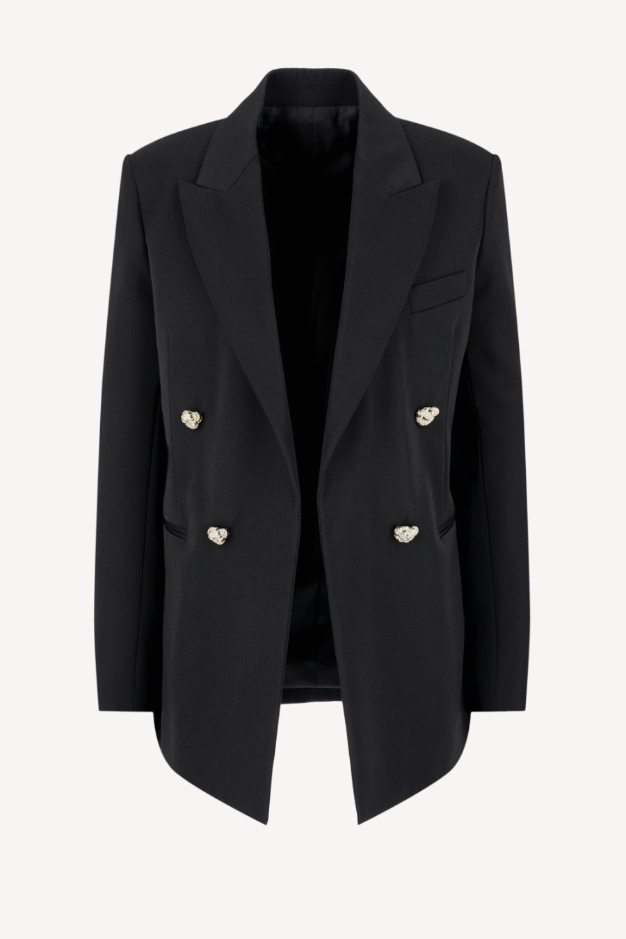 Vetements Lanvin | Blazer Knot En Noir
