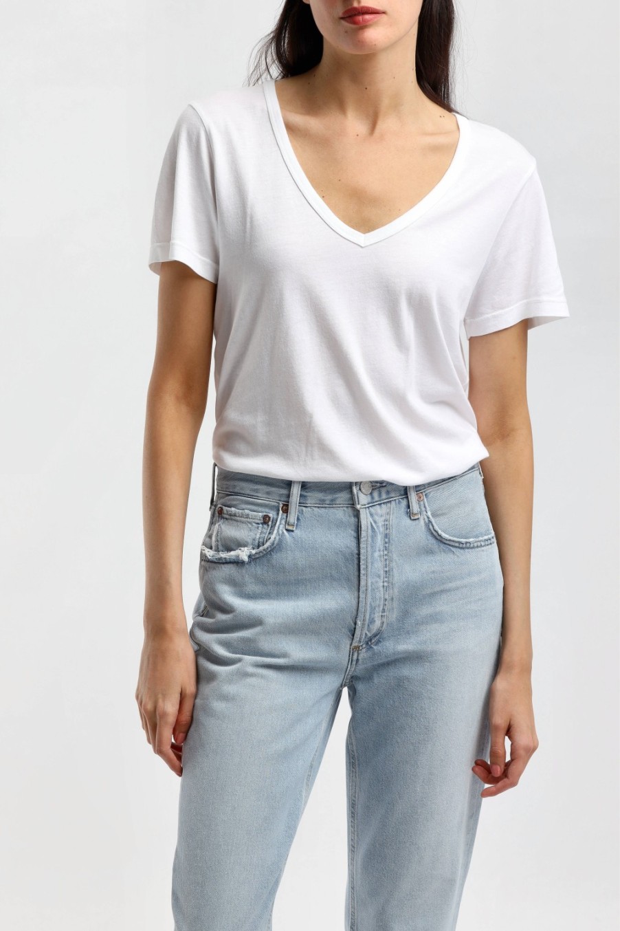 Vetements Agolde | T-Shirt Cameron En Blanc