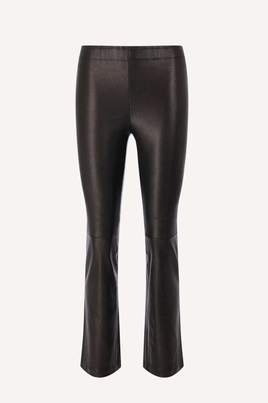 Vetements Stouls | Pantalon En Cuir Jp Twenty En Mazout Noir