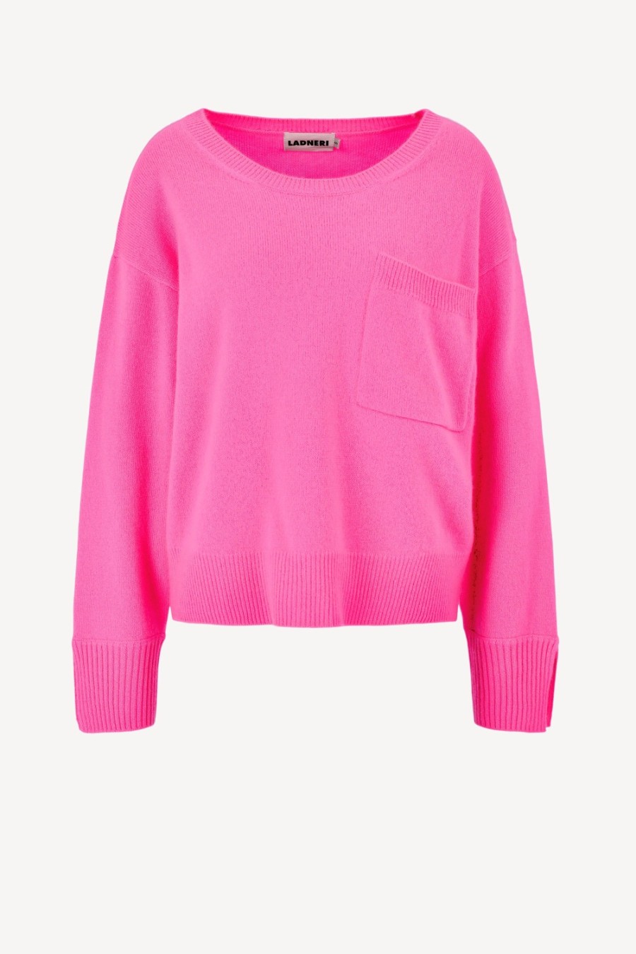 Vetements Ladneri | Pull Pocket En Rose Fluo