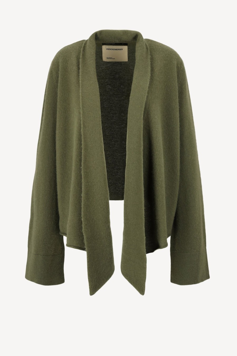 Vetements Frenckenberger | Cardigan Short Cross En Vert