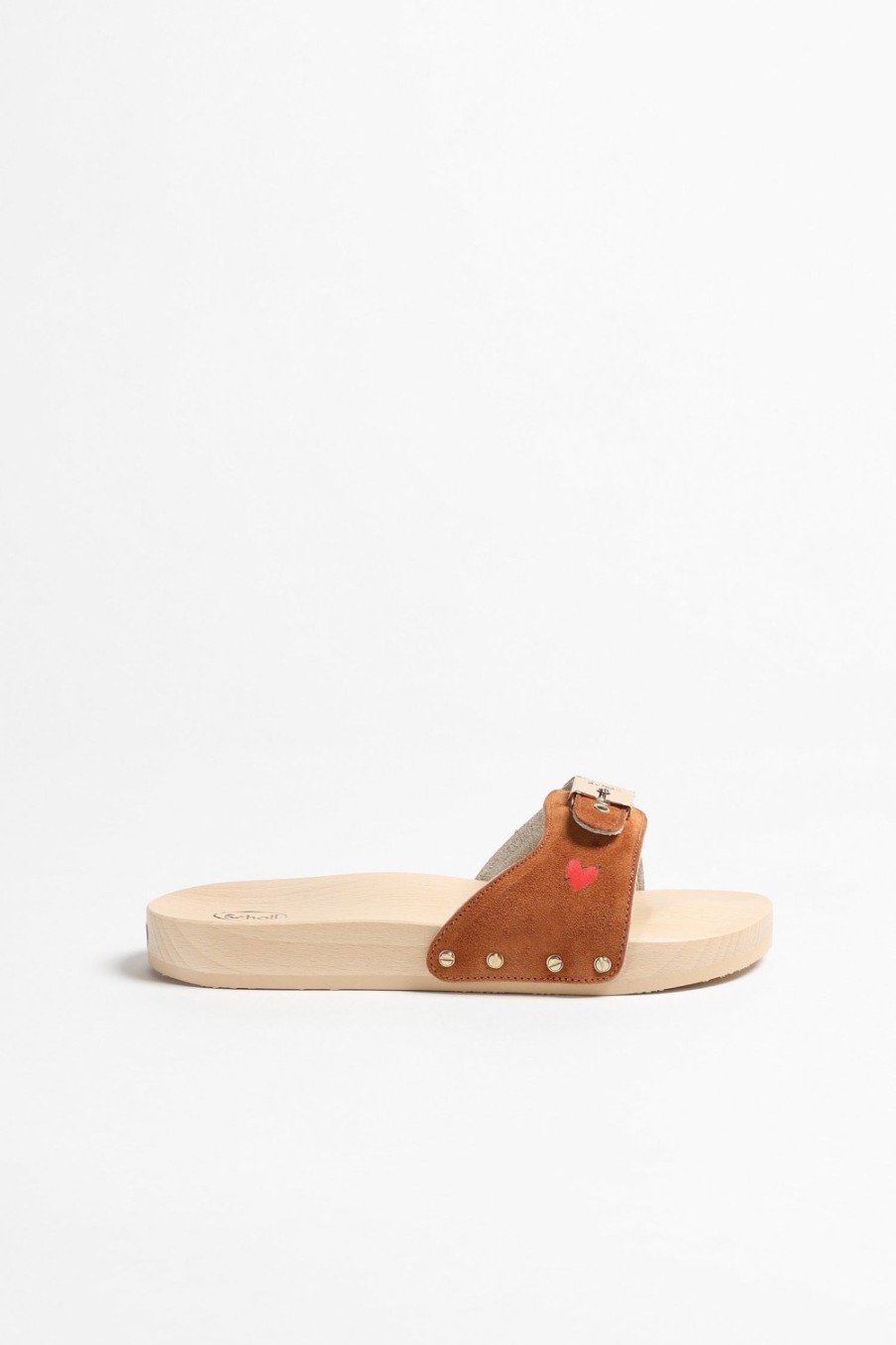 Chaussures Scholl x Anita Hass | Sandale Pescura Flat En Cognac
