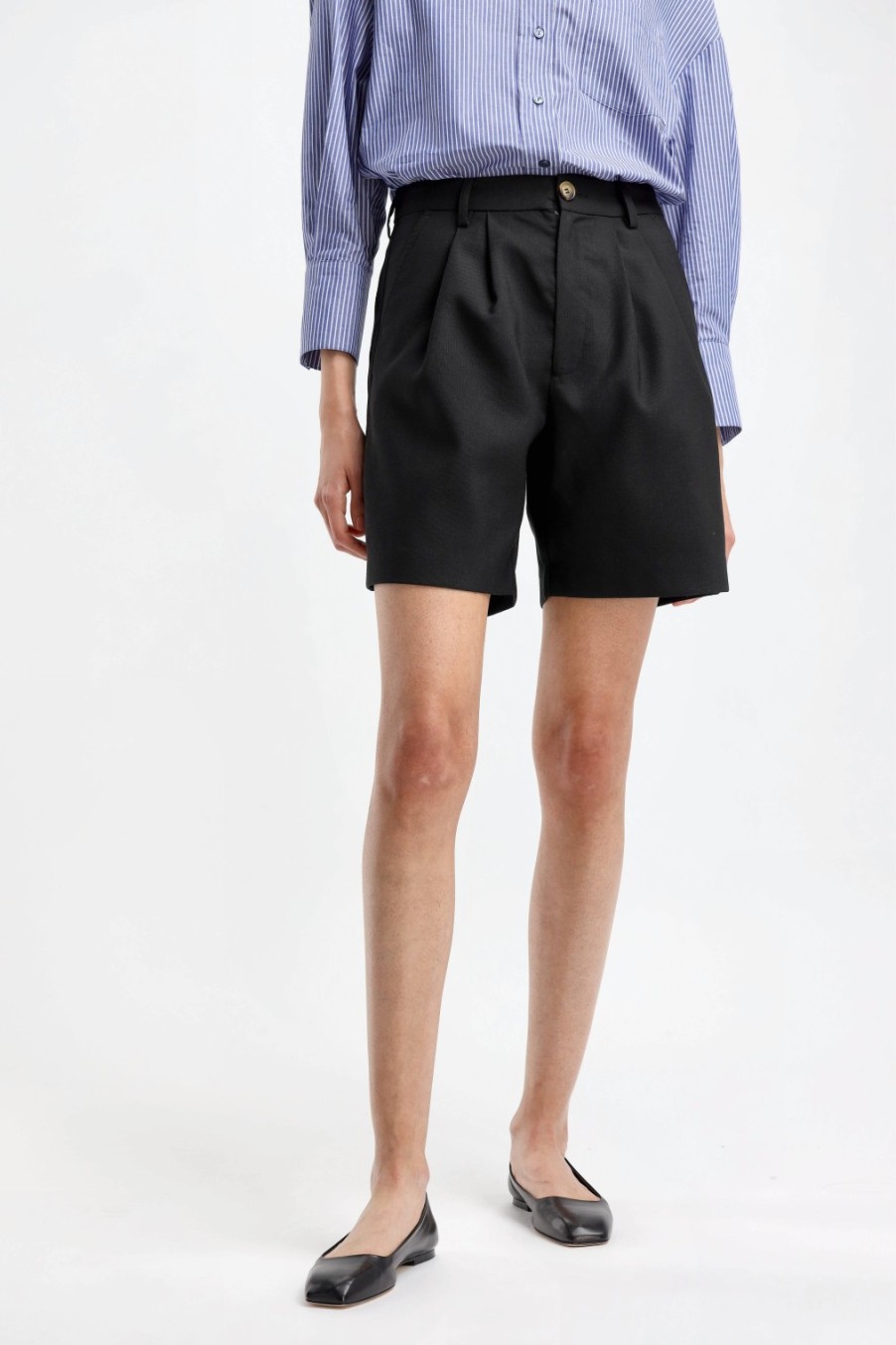 Vetements Anine Bing | Short Carrie En Noir