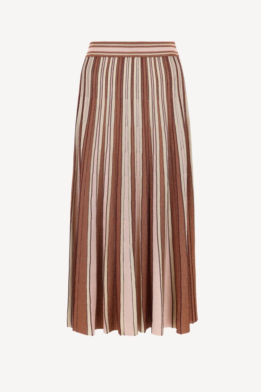 Vetements Zimmermann | Jupe Luminosity Stripe Dans Multi