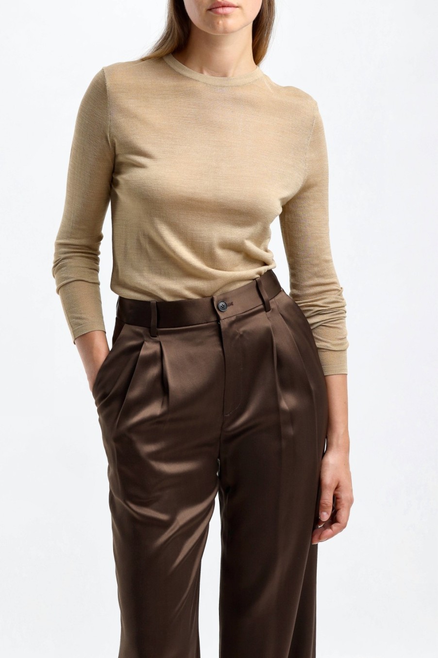 Vetements Nili Lotan | Pull Candice En Kaki