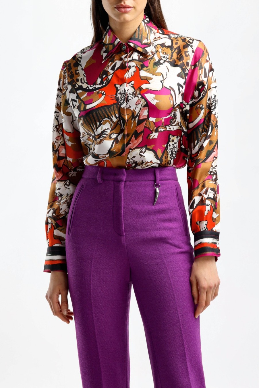 Vetements Roberto Cavalli | Blouse Felix En Violet