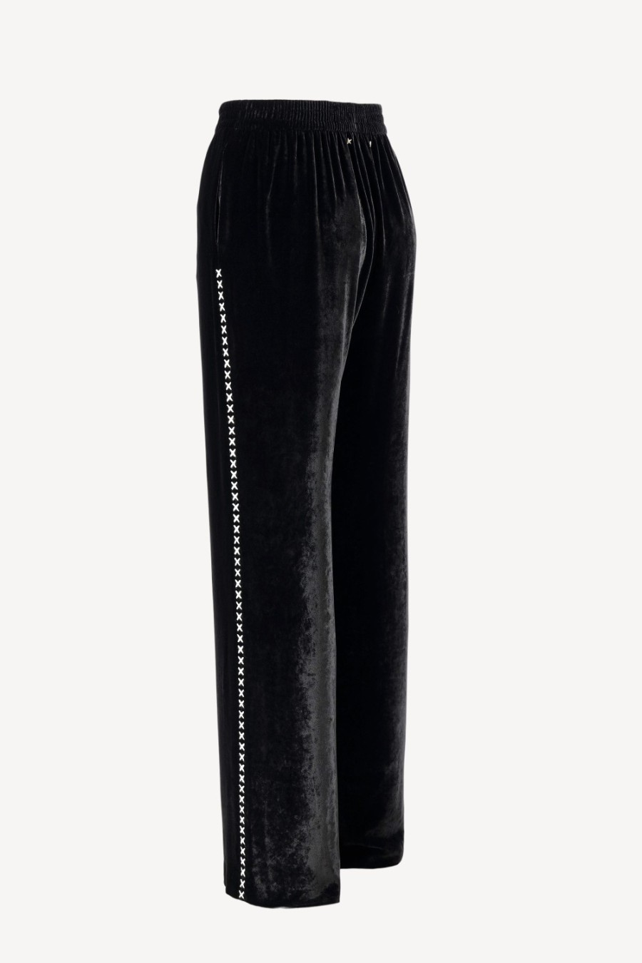 Vetements Golden Goose | Pantalon En Velours Journey En Noir