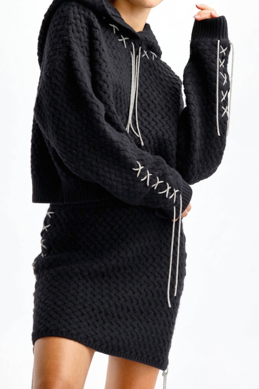 Vetements Giuseppe Di Morabito | Jupe Aran En Noir