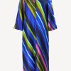 Vetements Dorothee Schumacher | Robe Caftan Citylight A Rayures Colorees