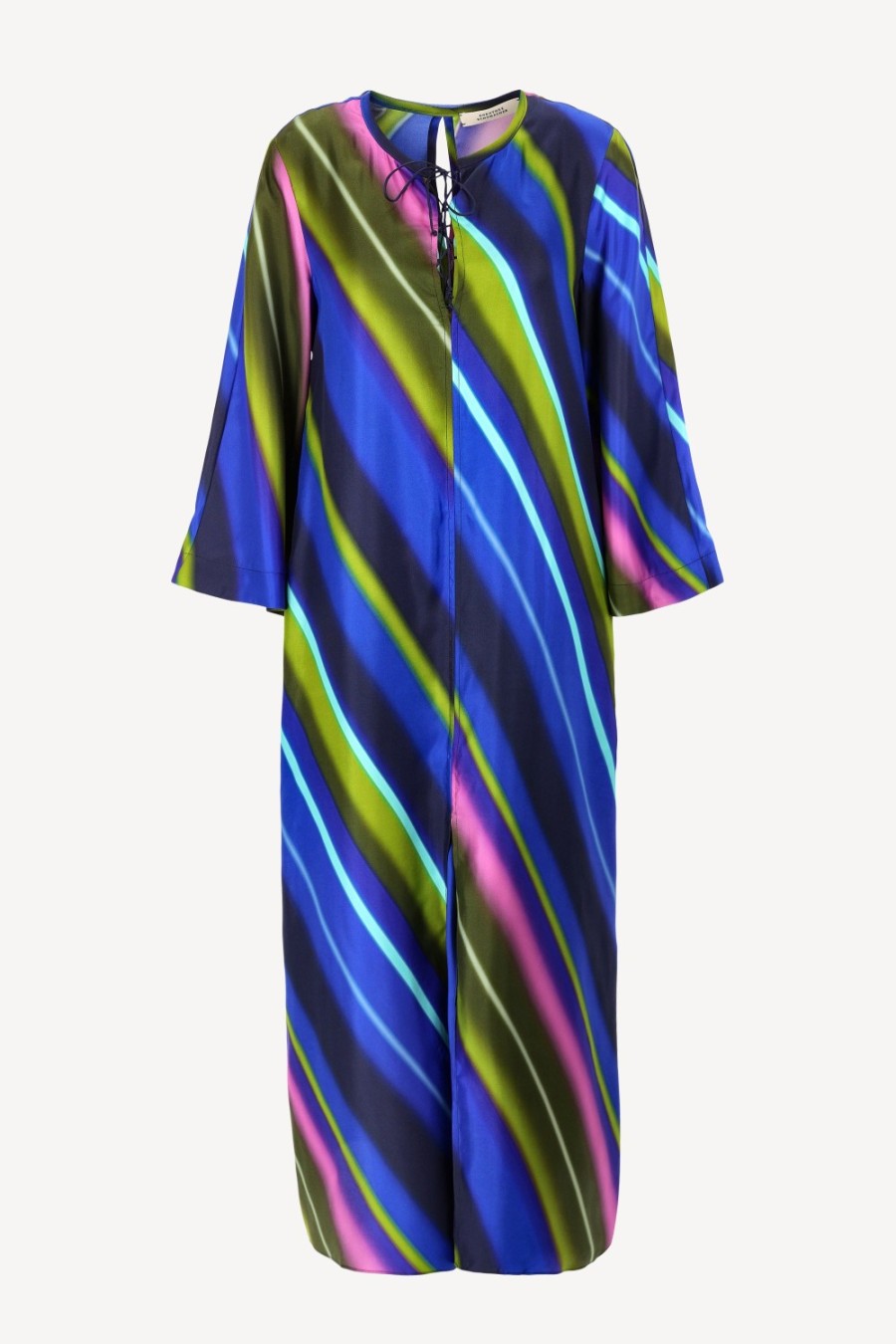 Vetements Dorothee Schumacher | Robe Caftan Citylight A Rayures Colorees