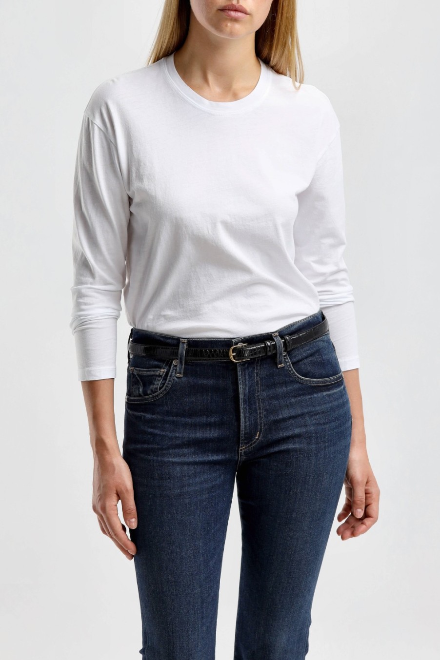 Vetements James Perse | T-Shirt A Manches Longues Vintage Boy En Blanc