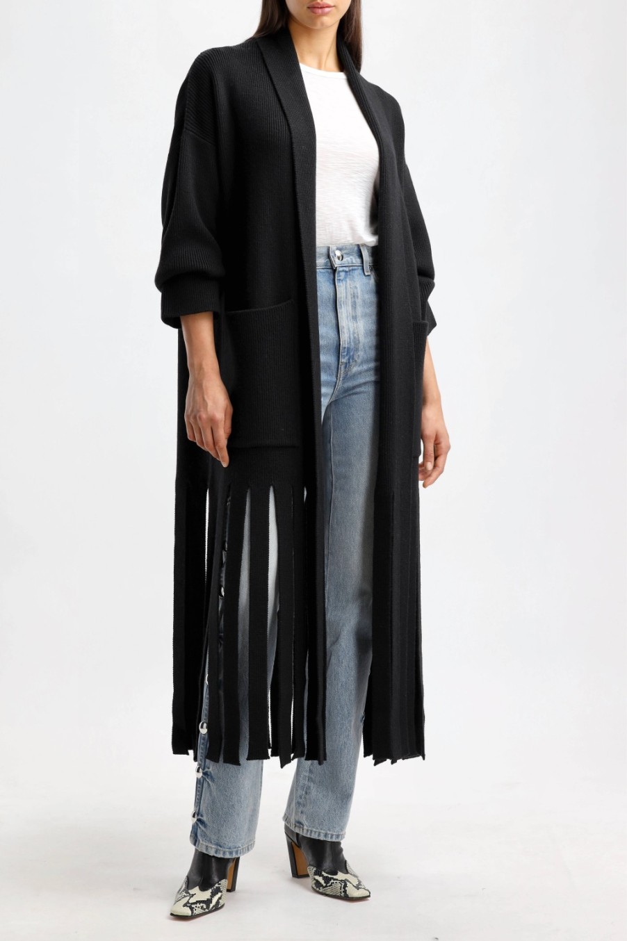 Vetements Alanui | Manteau Fair Winds En Noir