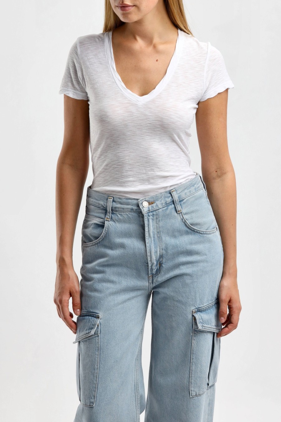 Vetements James Perse | T-Shirt Casual En Blanc