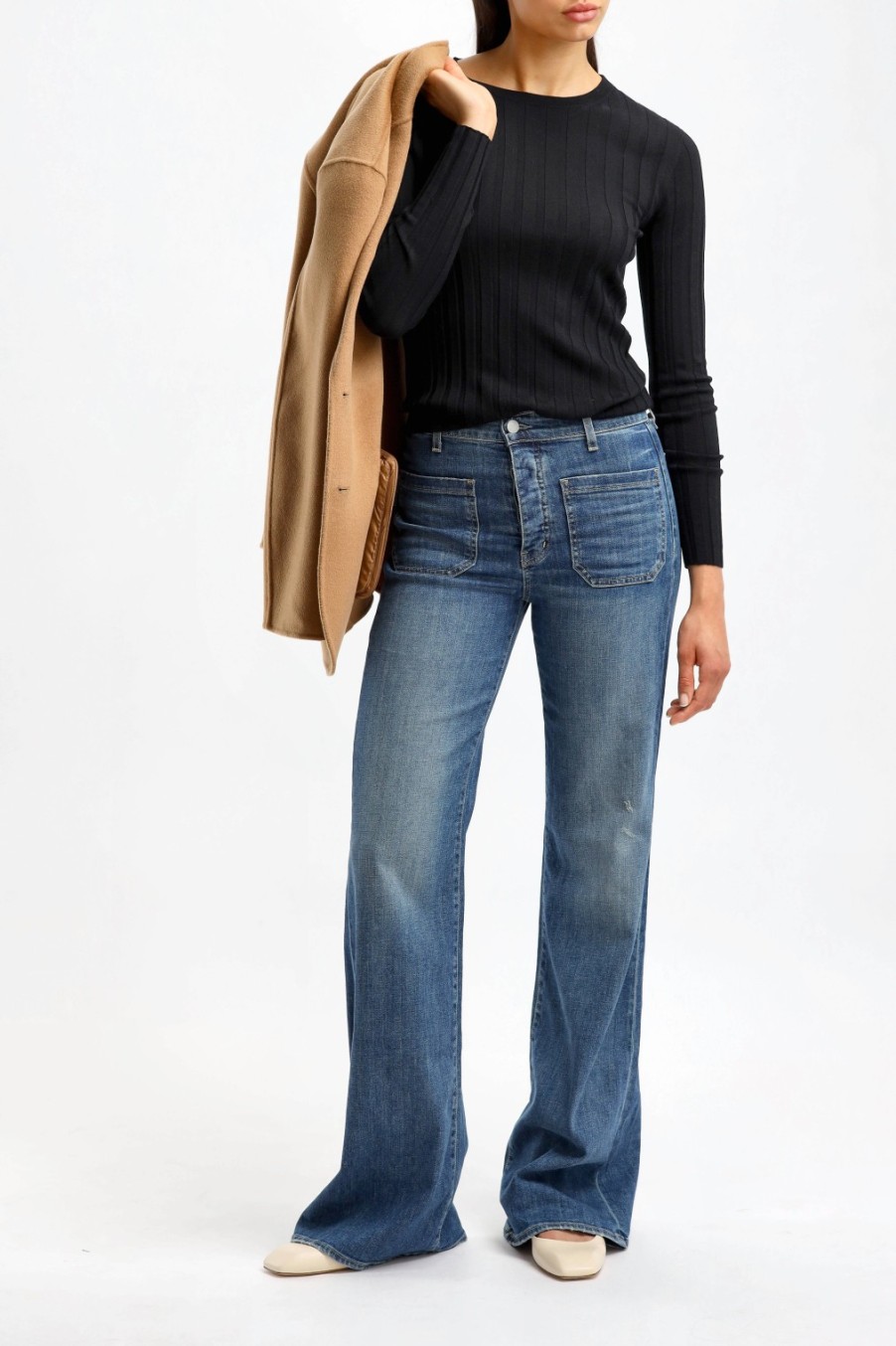 Vetements Allude | Pull Noir Dechire