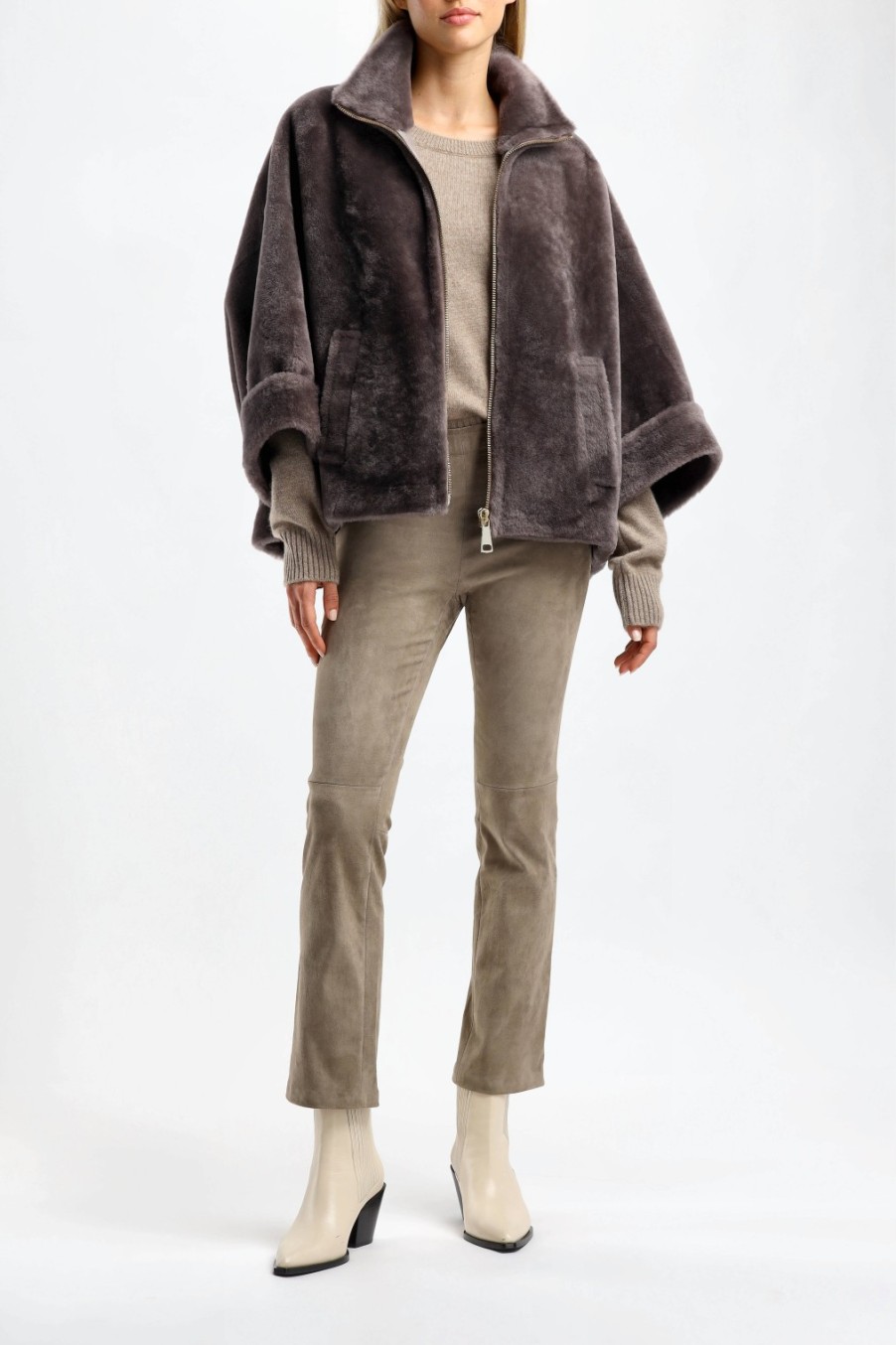 Vetements Jadia | Cape Charly En Taupe
