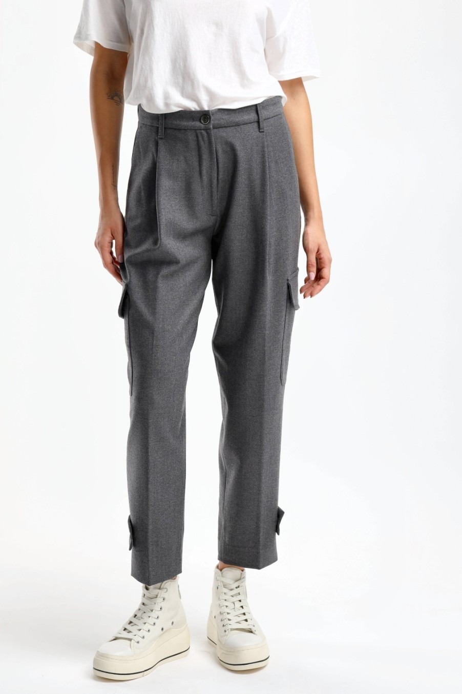 Vetements Nine In The Morning | Pantalon Sophie En Gris