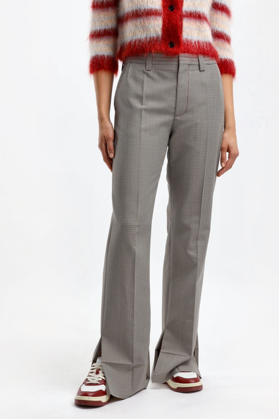 Vetements Marni | Pantalon En Rubis