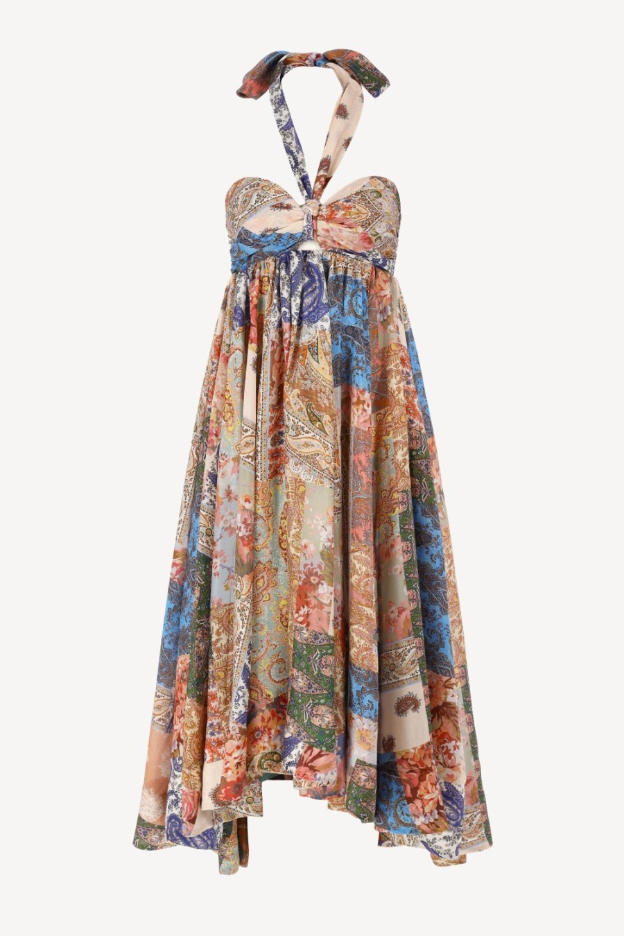 Vetements Zimmermann | Maxi Robe En Patch Paisley