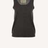 Vetements Frenckenberger | Debardeur Short Big In Black Olive