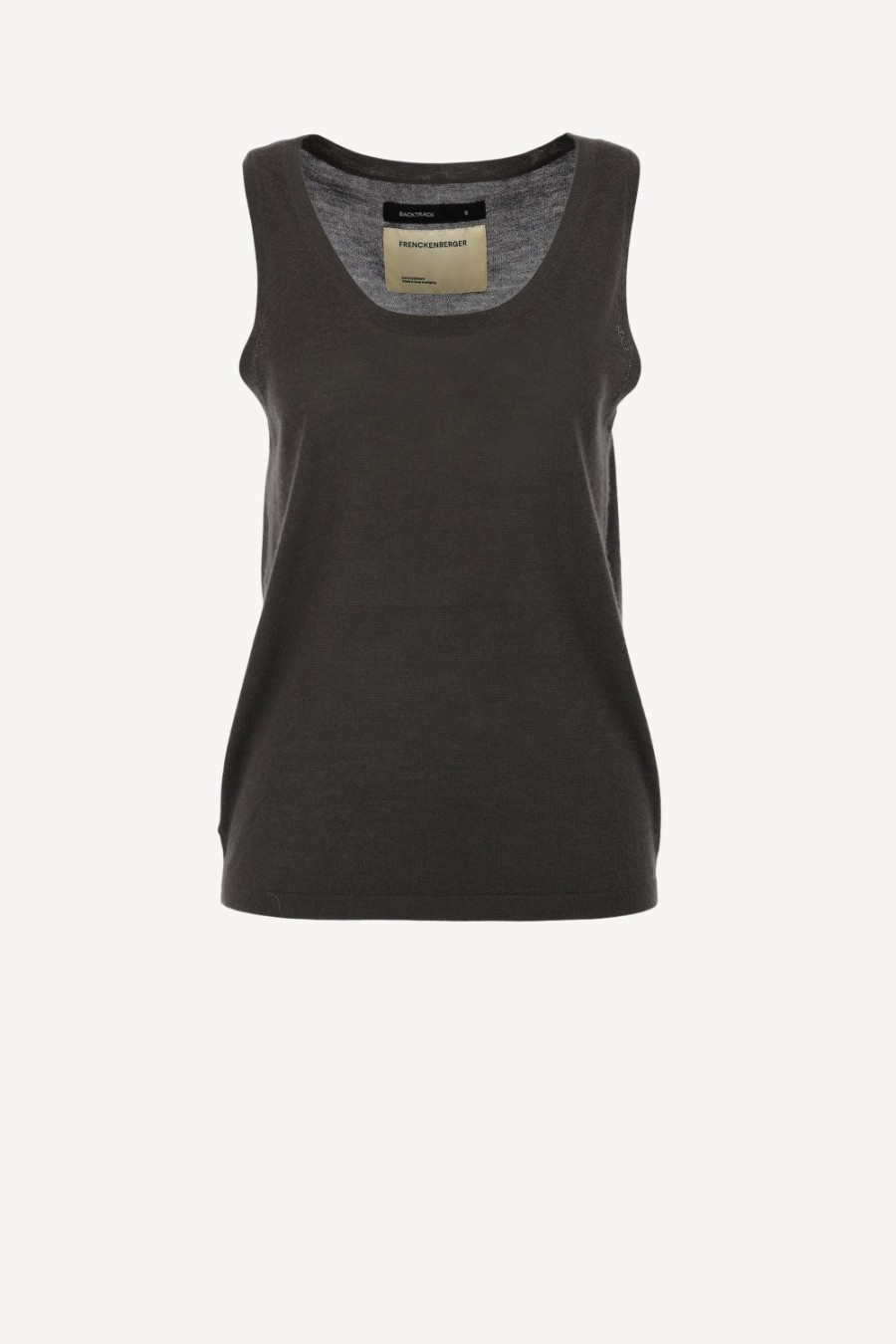 Vetements Frenckenberger | Debardeur Short Big In Black Olive