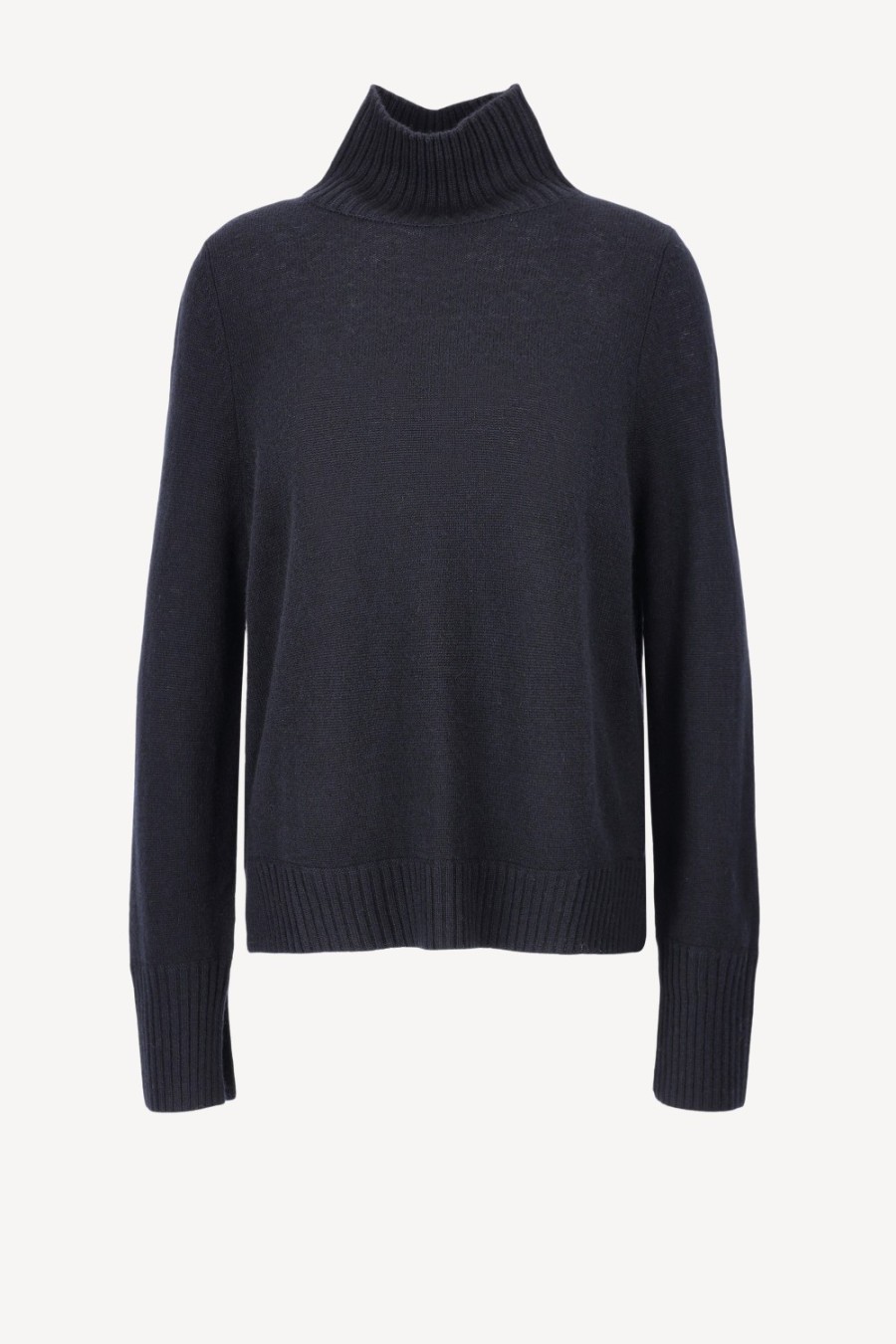 Vetements Allude | Pull A Col Roule Noir