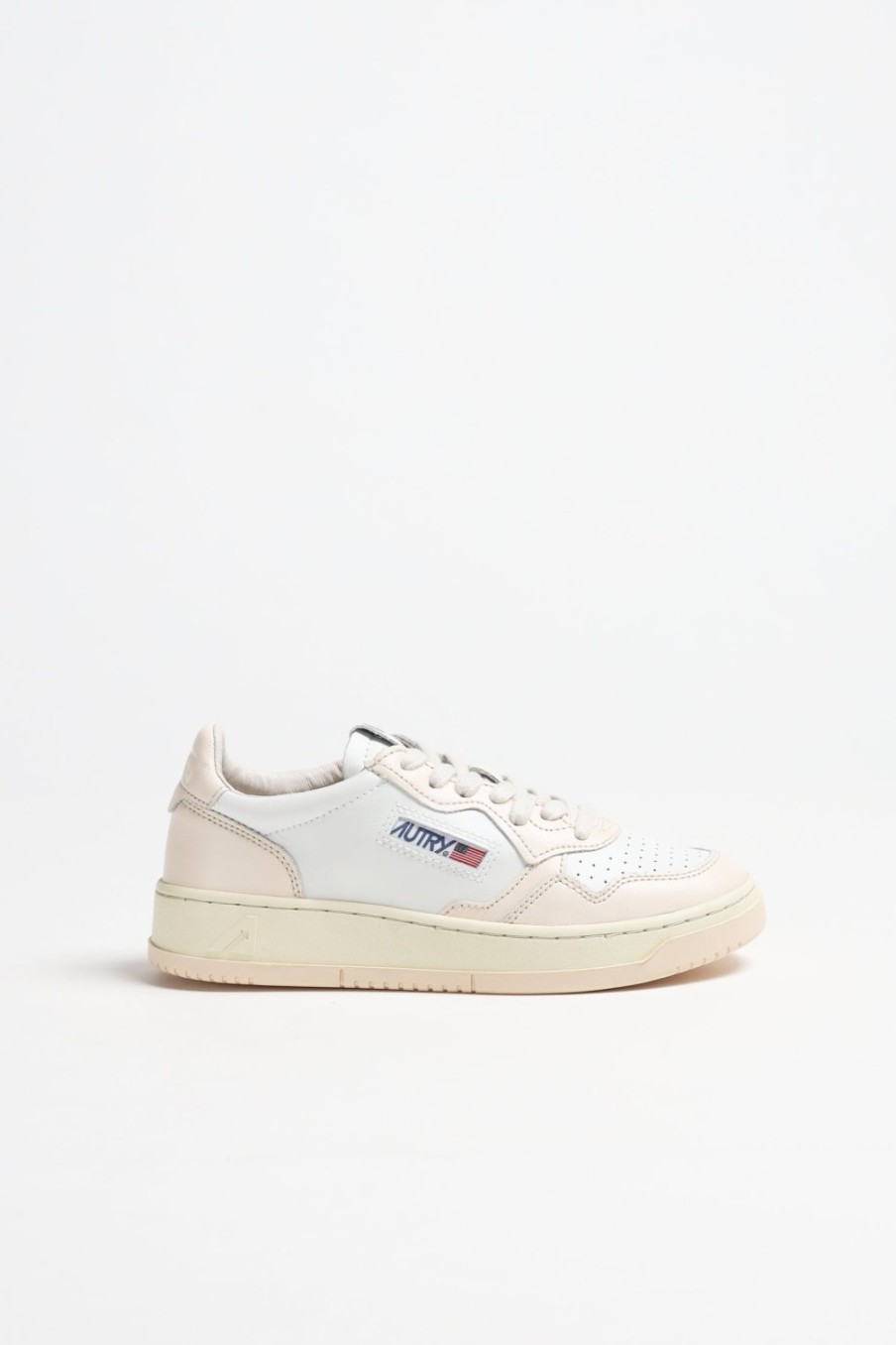 Chaussures Autry | Baskets Bicolor Up En Blanc/Givre