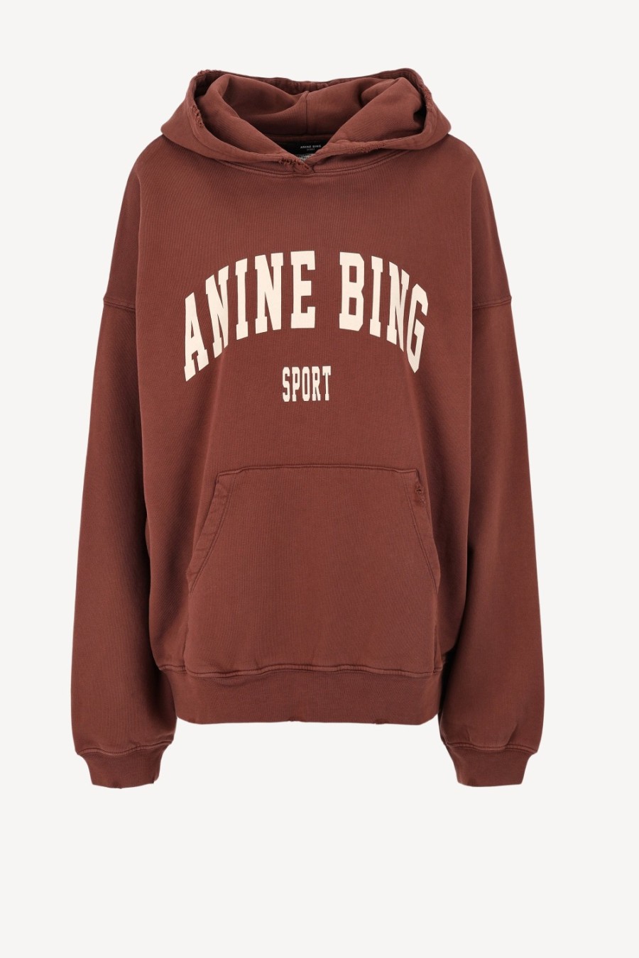 Vetements Anine Bing | Sweat-Shirt Harvey En Cerise Foncee