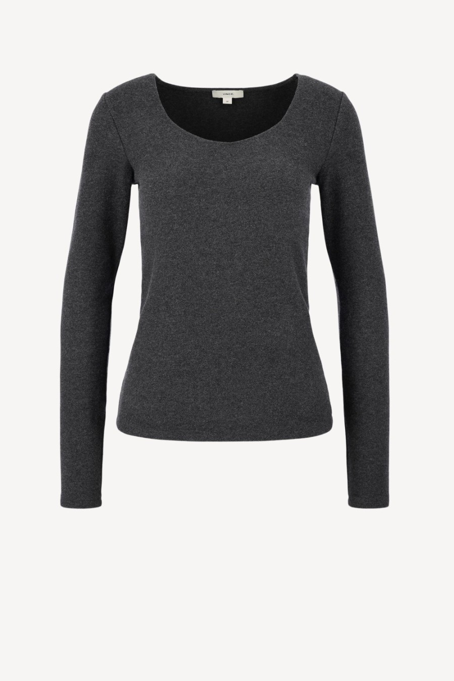 Vetements Vince | T-Shirt A Manches Longues Cozy En Charcoal
