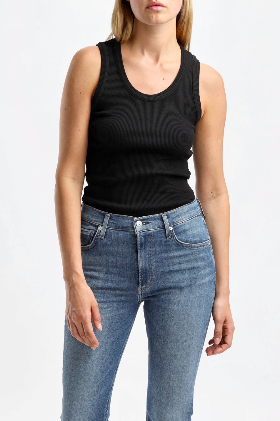 Vetements Agolde | Debardeur Poppy En Noir