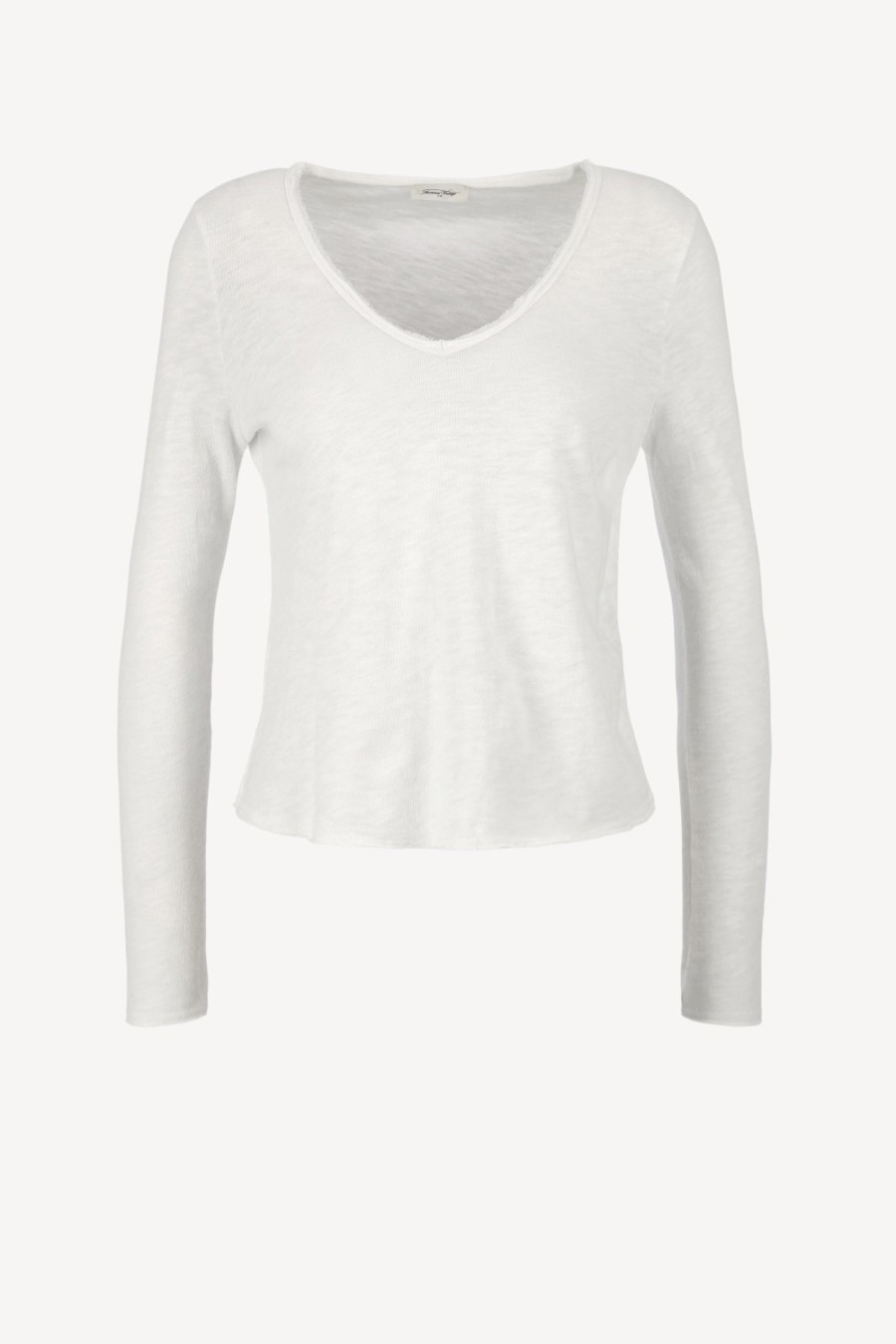 Vetements American Vintage | T-Shirt Long Sonoma En Blanc