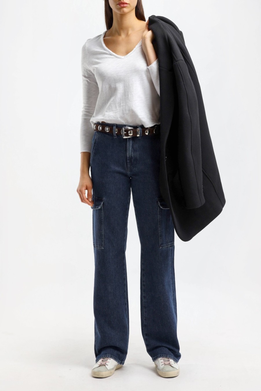 Vetements American Vintage | T-Shirt Long Sonoma En Blanc