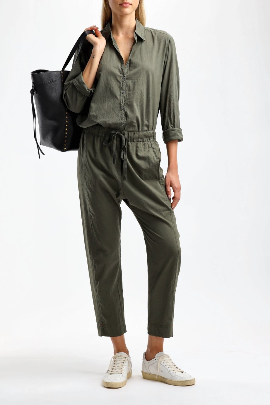 Vetements Xirena | Pantalon Draper En Frene Vert