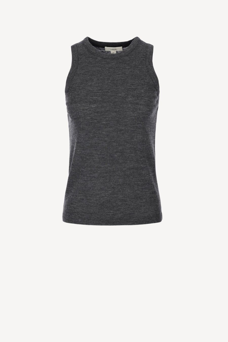 Vetements Vince | Debardeur Col Haut En Charcoal