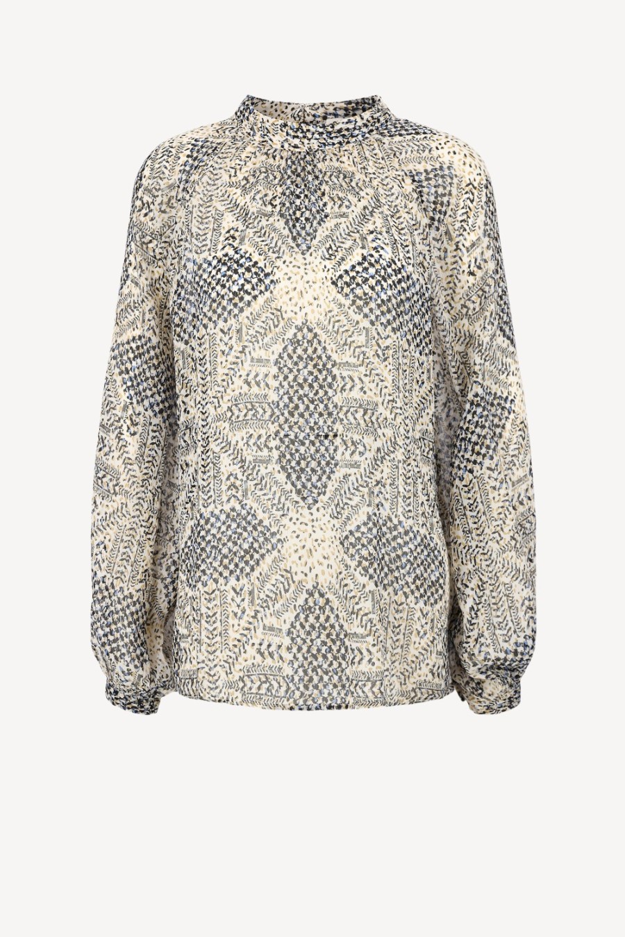 Vetements Lala Berlin | Blouse Talvi En Heritage Star Vanilla