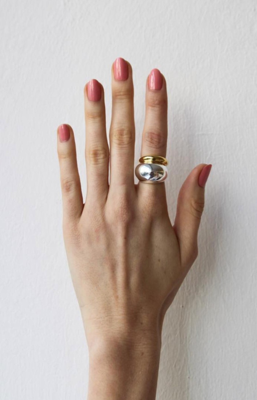 Bijoux Nina Kastens Jewelry | Large Chunky Ring Argent