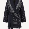 Vetements Alanui | Cardigan Bandana Jacquard In Midnight Blue