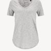 Vetements Anthony Thomas Melillo | T-Shirt Classic V En Gris Clair
