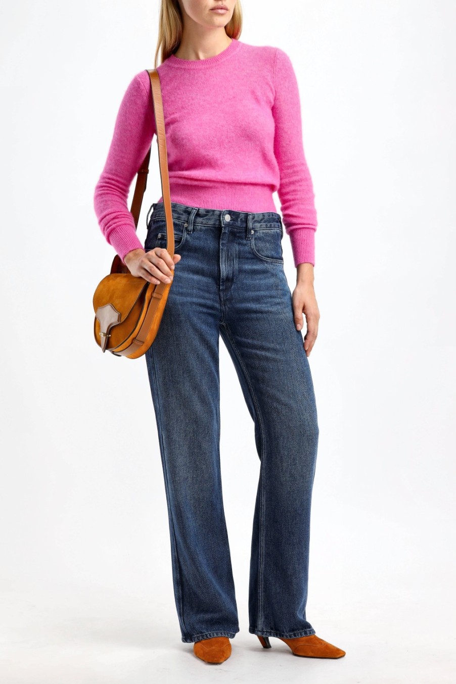 Vetements Marant Etoile | Pull Ania En Rose Fluo
