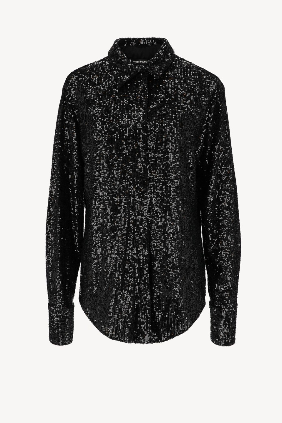 Vetements Tom Ford | Blouse All Over Sequins En Noir