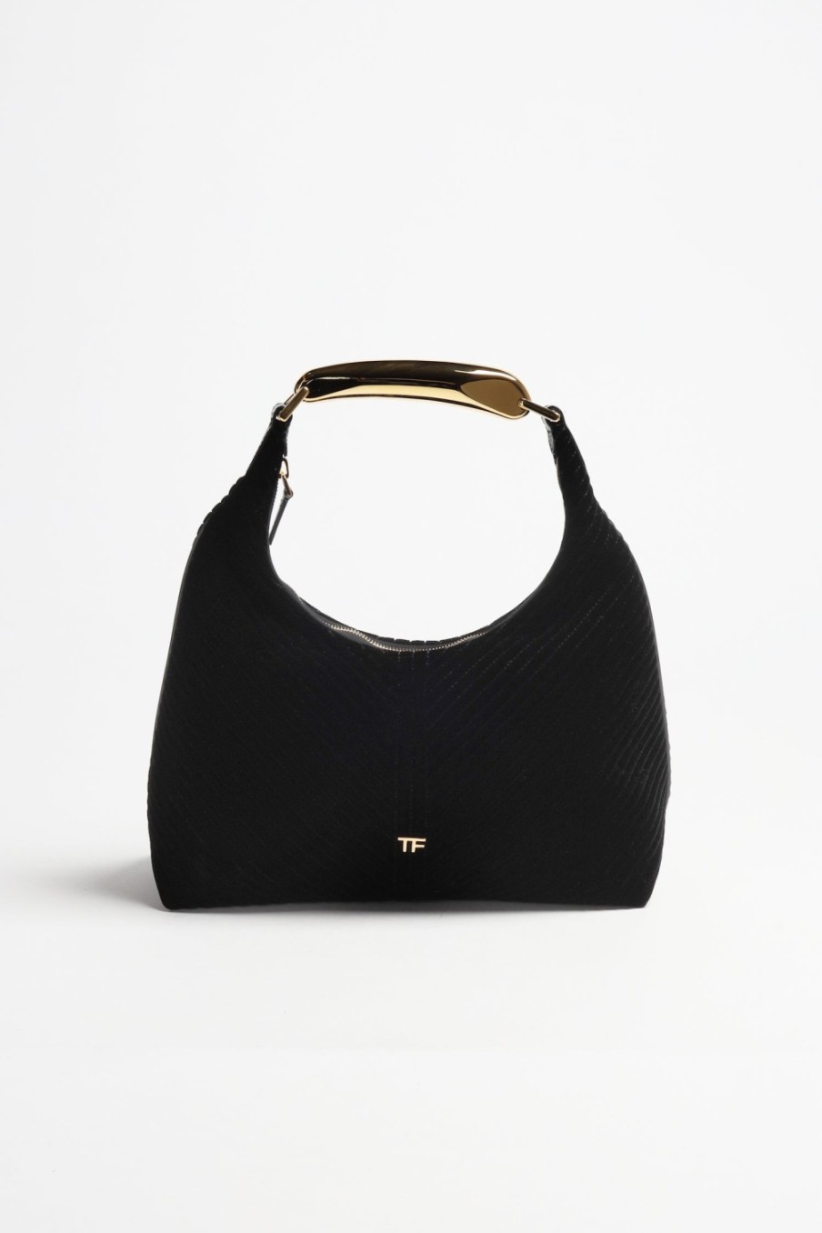 Sacs Tom Ford | Sac Bianca Hobo Mini En Noir