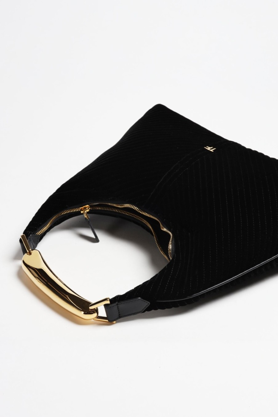 Sacs Tom Ford | Sac Bianca Hobo Mini En Noir